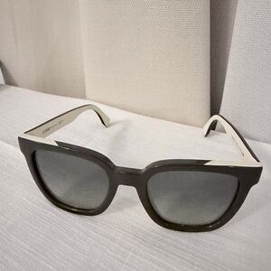 Fendi Black and White Sunglasses